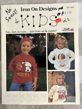 VTG Tulip Productions 1987 Iron On Designs for Kids Vol 2 Gick Publishing Book picture