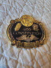 USS CONSTITUTION command coin. Large, thick coin. Nice color and detail picture