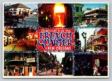 Greetings from the French Quarter New Orleans Louisiana 4x6 Postcard 1791 picture