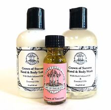 Crown of Success Kit: Wash, Lotion & Oil Prosperity Hoodoo Voodoo Wiccan Pagan picture