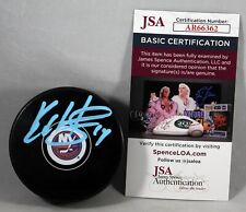 BO HORVAT SIGNED NEW YORK ISLANDERS PUCK NHL STAR AUTOGRAPHED +JSA COA picture