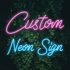 Personalized Custom Neon Signs Light Bedroom Happy Birthday Wedding Party Decor picture