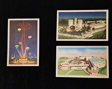 Lot of 3 Vintage Postcards New York World's Fair 1939  picture