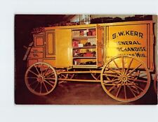 Postcard 1870 Peddler's Wagon Harold Wasp Pioneer Village Nebraska USA picture