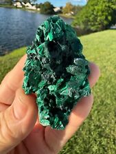 63G Natural Raw Malachite cluster rough mineral picture