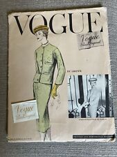 50’s VOGUE PARIS ORIGINAL Sewing Pattern by GRIFFE 1335 Suit Blouse Sz 14 =sz 4 picture