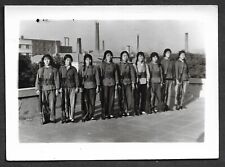 Orig. Chinese Militia Train Girl SKS Line Up China Culture Revolution Photo picture