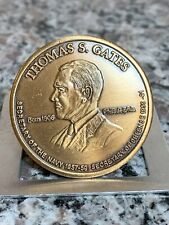 USS Thomas S Gates CG 51 Commissioned coin Medal August 22, 1987 picture