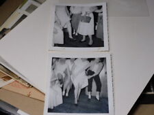 VINT SNAPSHOT PHOTO LOT, PARTY WOMEN SHOWING OFF THEIR LEGS picture