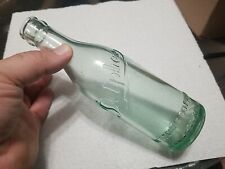 The Steinle Delphos Co. Vintage Aqua Soda Bottle Delphos, OH Ohio  picture