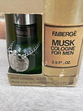 🔥 Vintage • Brut by Faberge • Brut Lotion 1.5 oz & Musk Cologne 2.5 oz For Men picture