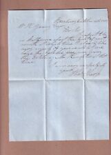 1855 Petersburg Virginia 1pg letter from Thomas Sharp to Mr. Young picture