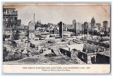c1905's The Great Earthquake & Fire Disaster 1906 In San Francisco CA Postcard picture
