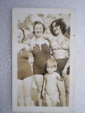 3 WOMEN AND  LITTLE BOY~VINTAGE PHOTO SNAPSHOT picture
