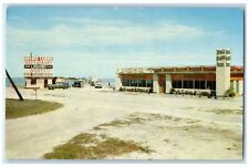 c1950's Toll Gate Inn Restaurant Dirt Road Building Islamorada Florida Postcard picture