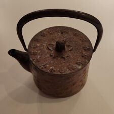 Used Teapot kettle Tetsubin Nanbu Tekki antique round Cast Iron Japanese picture