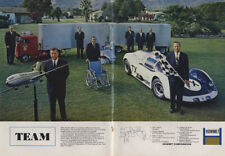 Team: here are staff & officers of Howmet TX Turbine Car ad 1968 NY picture