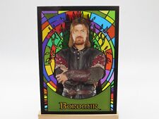 The Lord of the Rings BOROMIR 2006 Topps Stained Glass Insert Card S3 LOTR picture