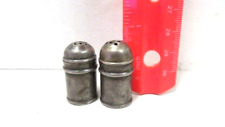 Set of 2 Vintage Sterling Silver Salt & Pepper Shakers 8gms, Marked 