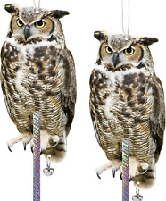 Owls to Keep Birds Away: Carboard Plastic Owls, Bird Scare Devices to Keep Birds picture