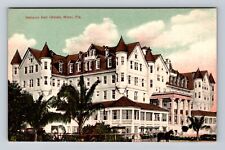 Miami FL-Florida, Halcyon Hall Hotel, Advertising, Antique Vintage Postcard picture