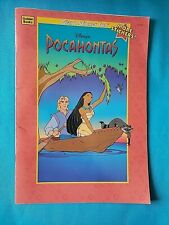 Vintage NEW 1995 Disney Pocahontas Giant Sticker Fun Coloring Book Golden Books picture