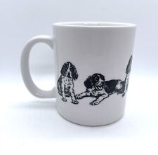 Porcelain by Rosalinde Vintage 1990 Cindy Farmer English Spaniel Coffee Mug picture