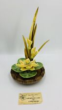 Vintage 1970's Winifred Cole of California Floral Sculpture American Lotus picture