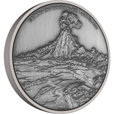 THE LORD OF THE RINGS - Mount Doom 1oz Pure Silver Coin - NZ Mint picture