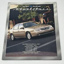 2001 Chevrolet Malibu Dealer Showroom Sales Brochure Informational Photos picture