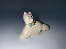 Native American Zuni  Carved Stone Cat Fetish Signed Andre Westika picture