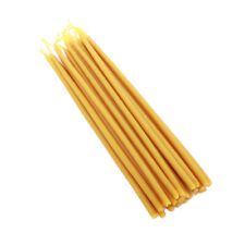 1780g (about 200 pcs.) Candles 100% Beeswax L 25cm handmade Greece 36322 picture