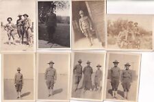Lot 8 Original WWI Photos NAMED 109th AMMO TRAIN 34th DIVISION Camp Cody NM 821 picture