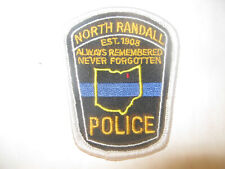 NORTH RANDALL OHIO POLICE PATCH(STRIPE HAT PATCH)ALWAYS REMENBER NEVER FORGOTTEN picture