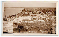 Ecuador Postcard General View Puerto De Guayaquil c1920's Vintage RPPC Photo picture