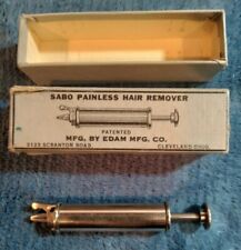 Antique Sabo Painless Hair Remover Edam Mfg. Co Early 1900s Perfect Condition picture