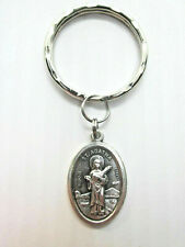  St Agatha Medal Key Ring w/ Gift Box & Prayer Card picture