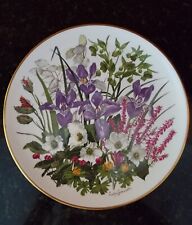 Wedgwood Franklin Porcelain Flowers of the Year January 1977 Collection EUC  picture