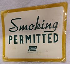 Penn Central Railroad No Smoking Sign picture