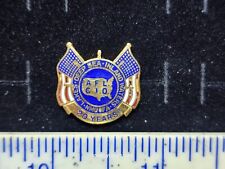 Vintage NMUA AFL/CIO 20 Yr Service Pin picture