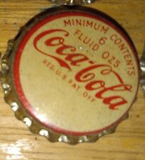 Vintage Coca Cola Caps Cork Lined Uncrimped 6 Oz picture
