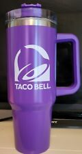 Taco Bell Live Mas Purple Tumbler Cup 40oz picture