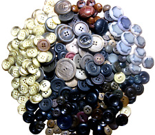 Vintage 1930-60's Lot Buttons Tan,Browm,Gray,Olive,Navy(Composite,Casein,Leather picture
