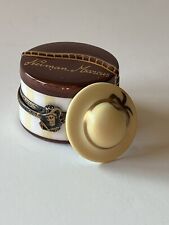 Limoges Neiman Marcus Hat Box W/Hat  Rochard Trinket Box Peint Main picture
