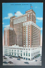 Hotel Schroeder Milwaukee WI Unposted Linen Postcard picture