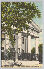 Postcard First Baptist Church Charleston South Carolina picture