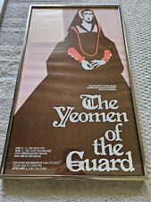 University Of Michigan Theater The Yeomen Of The Guard Poster 1981 Julie Tamguay picture