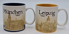Lot 2 Starbucks Leipzig & Munchen Germany Collector Series Coffee Mug New SKU  picture