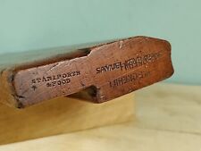 Staniforth & Food. Birmingham, Eng. 1843-1854. No. 10 Hollow Plane. picture