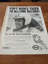 1965 Enco Foyt Rides The Tiger Magazine Ad picture